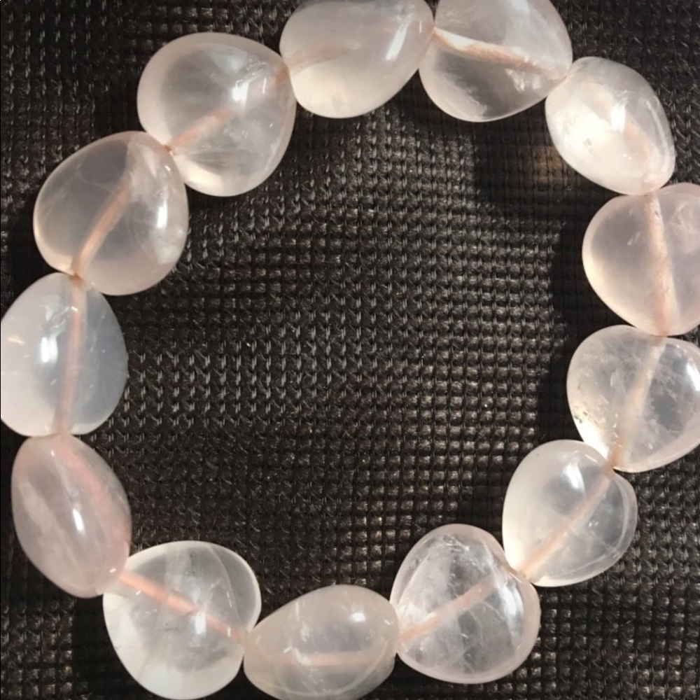 Pink and purple crystals bracelets